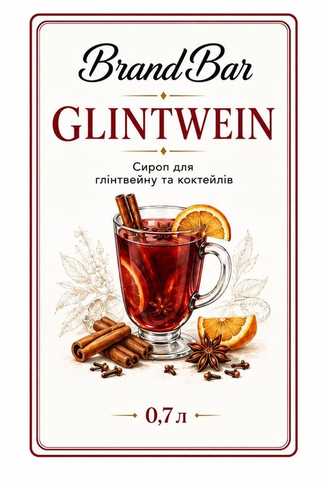 Syrup Brandbar Mulled wine 0.7 L PET