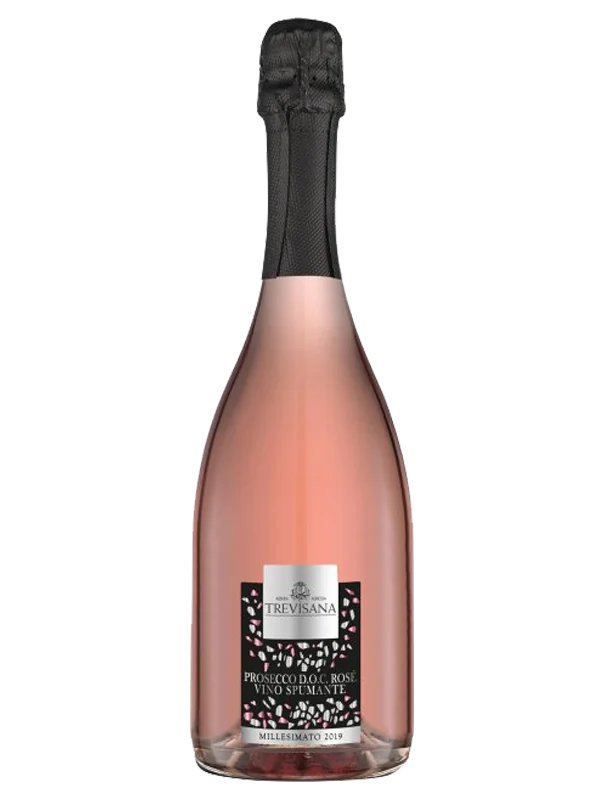Вино ігристе Trevisana Prosecco Rose DOC Spumante Millesimato рожеве екстра-сухе 0.75 л 11%