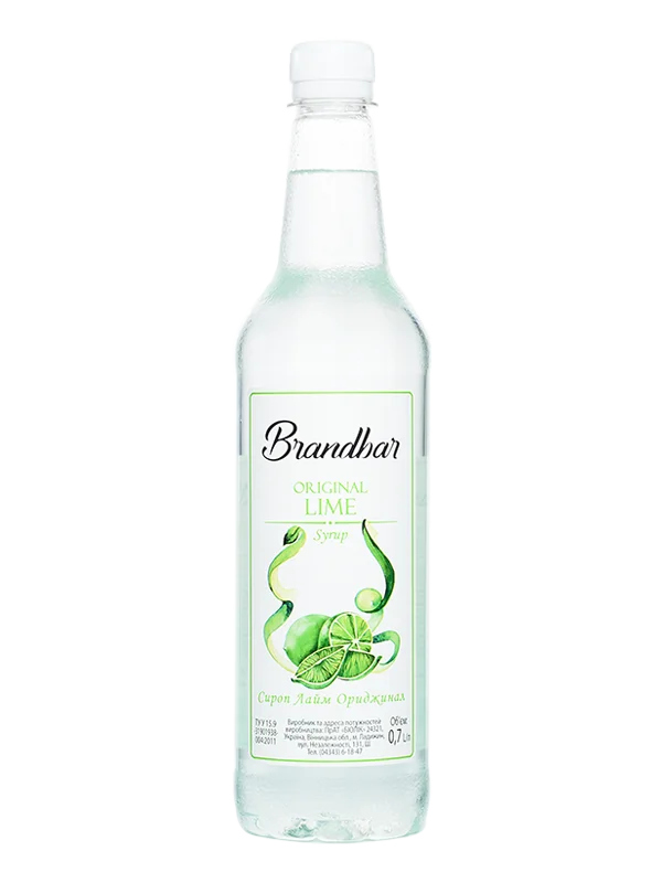 Сироп Brandbar Original Lime (Лайм ориджинал) 0,7л ПЕТ