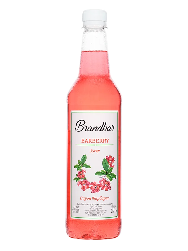 Сироп Brandbar Barberry (Барбарис) 0,7л ПЕТ