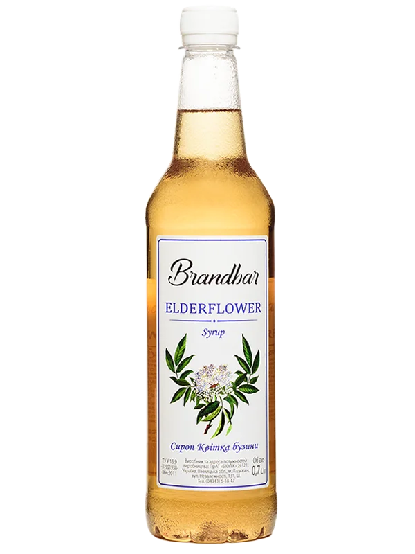 Сироп Brandbar Elderflower (Квіти бузини) 0,7 л ПЕТ