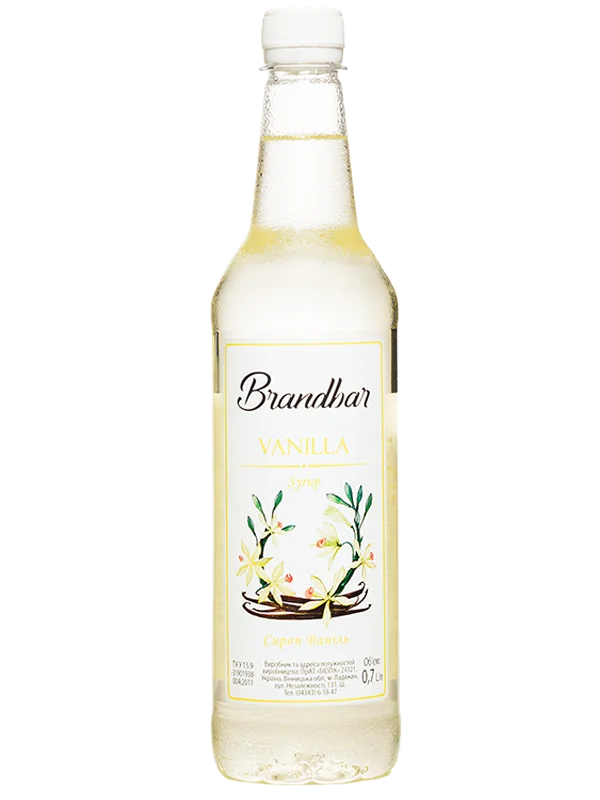 Сироп Brandbar Vanila (Ваніль) 0,7л ПЕТ