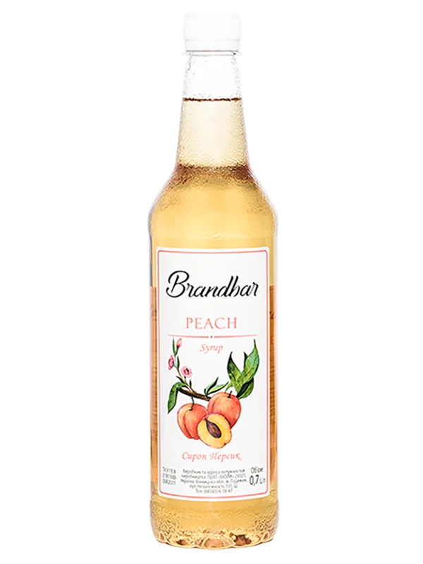 Сироп Brandbar Peach (Персик) 0,7 л ПЕТ
