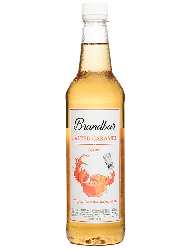 Сироп Brandbar Salted Caramel (Карамель солона) 0,7л ПЕТ