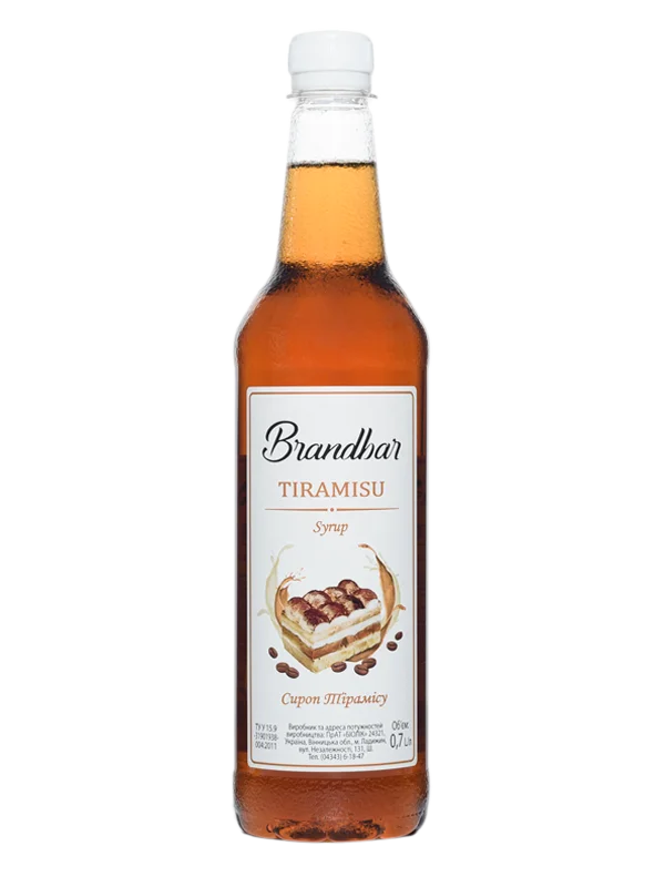 Сироп Brandbar Tiramisu (Тірамісу) 0,7л ПЕТ