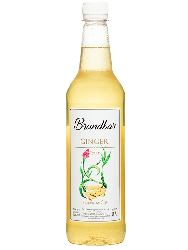 Сироп Brandbar Ginger (Імбір) 0,7 л ПЕТ