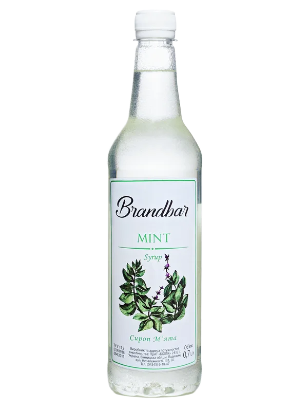 Сироп Brandbar Mint (М’ята) 0,7л ПЕТ