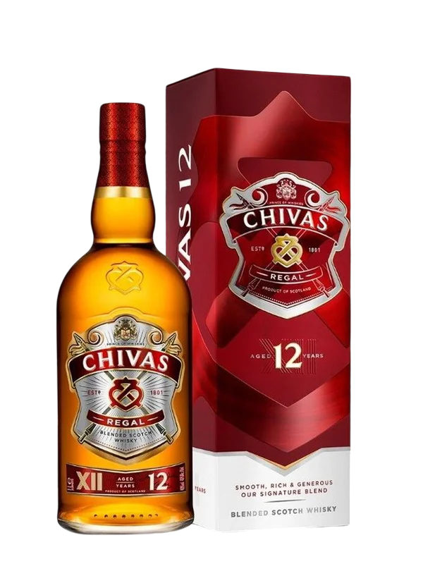 Віскі Chivas Regal 12 років витримки 0.5 л 40% у подарунковій упаковці