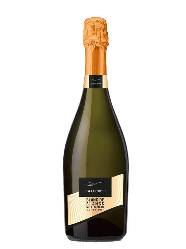 Вино ігристе Collinobili Blanc de Blancs Spumante Millesimato біле екстра-сухе 0.75 л 11%