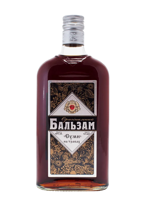 Бальзам “Суми” на травах фляга 0,5л 40%