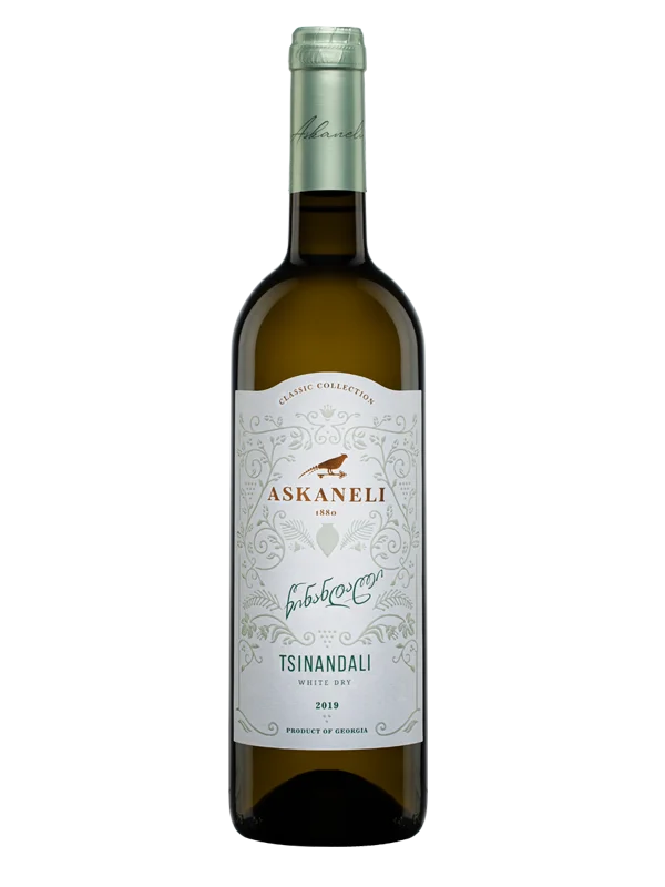 Вино Askaneli Цинандалі біле сухе 0.75 л 12.5%