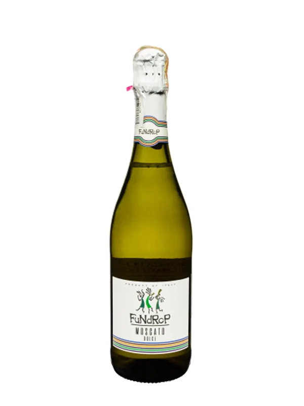 Ігристе вино Fundrop Moscato Vino Spumante Dolce біле солодке 9.5% 0.75 л