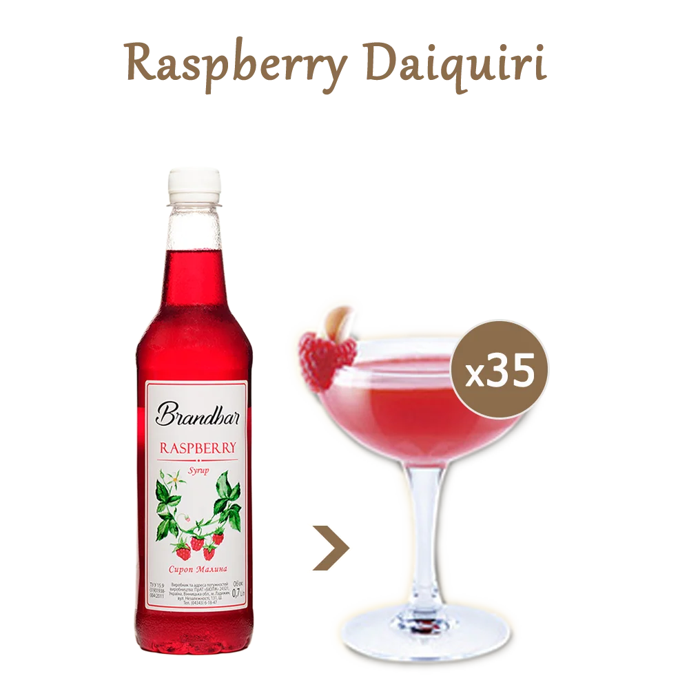 Raspberry Daiquiri безалкогольний коктейль Raspberry Daiquiri (набір інгредієнтів) х35
