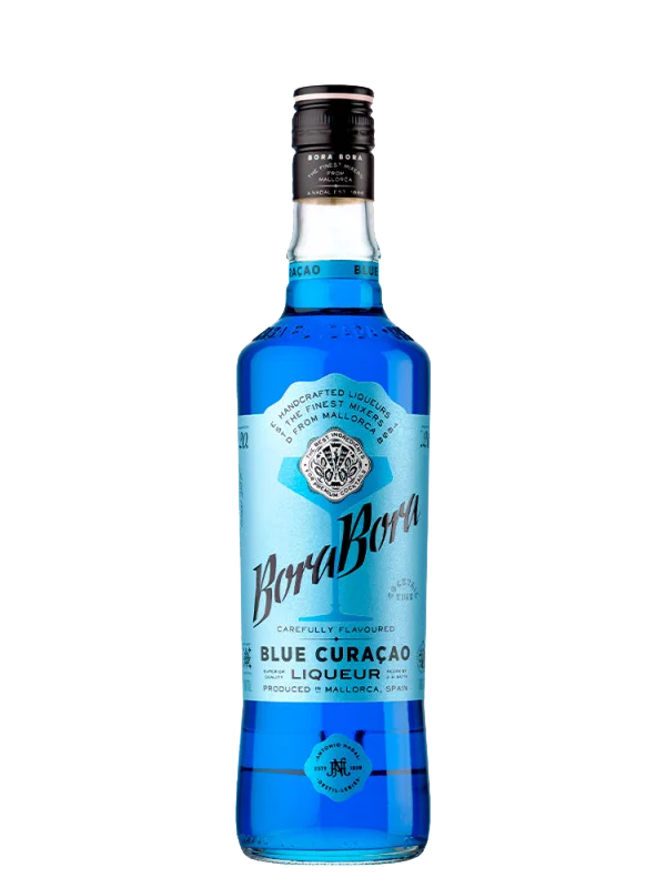 Лікер Bora Bora Blue Curacao (Кюрасао) 0.7 л 21%