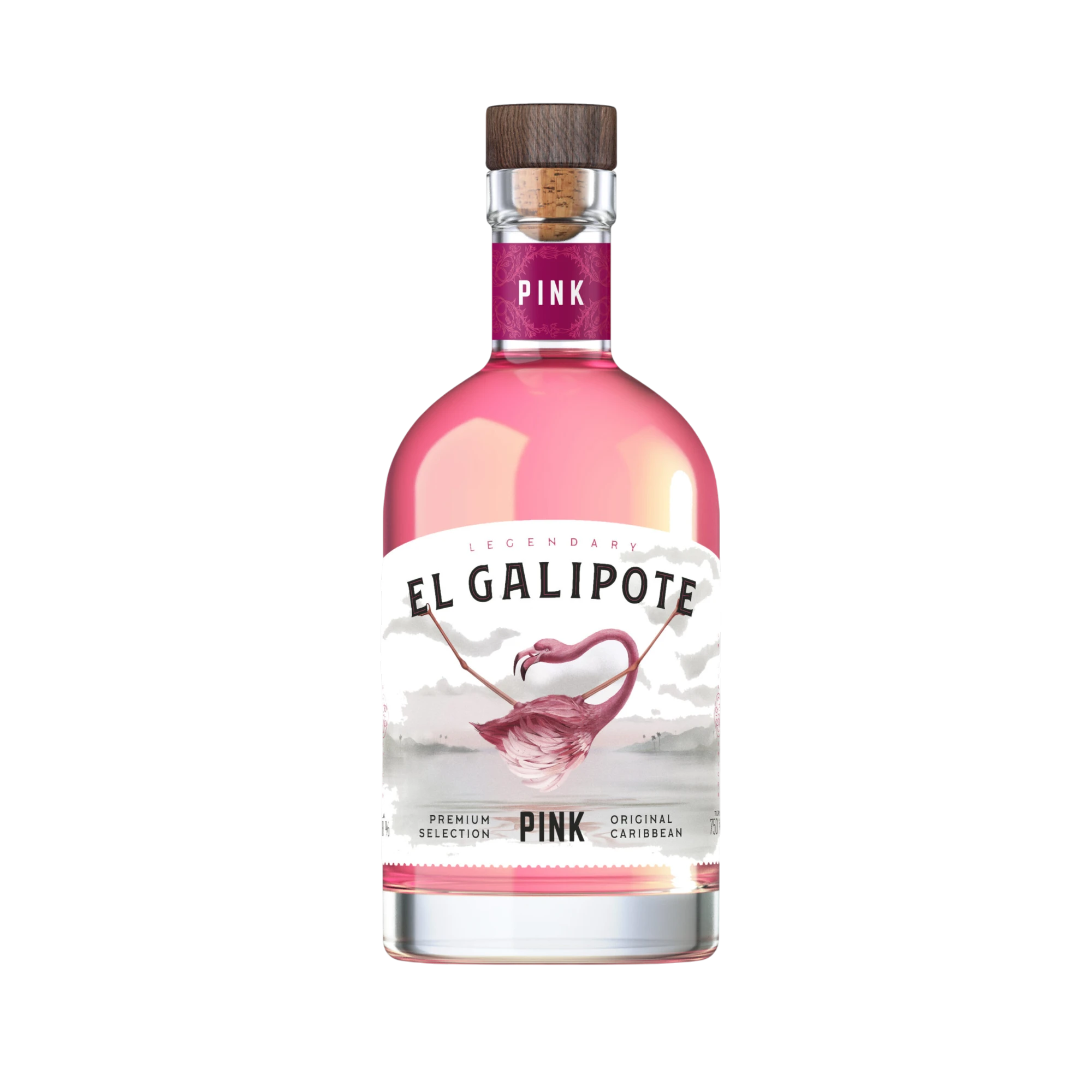 Алкогольний напій El Galipote Pink 0.7 л 37.5%