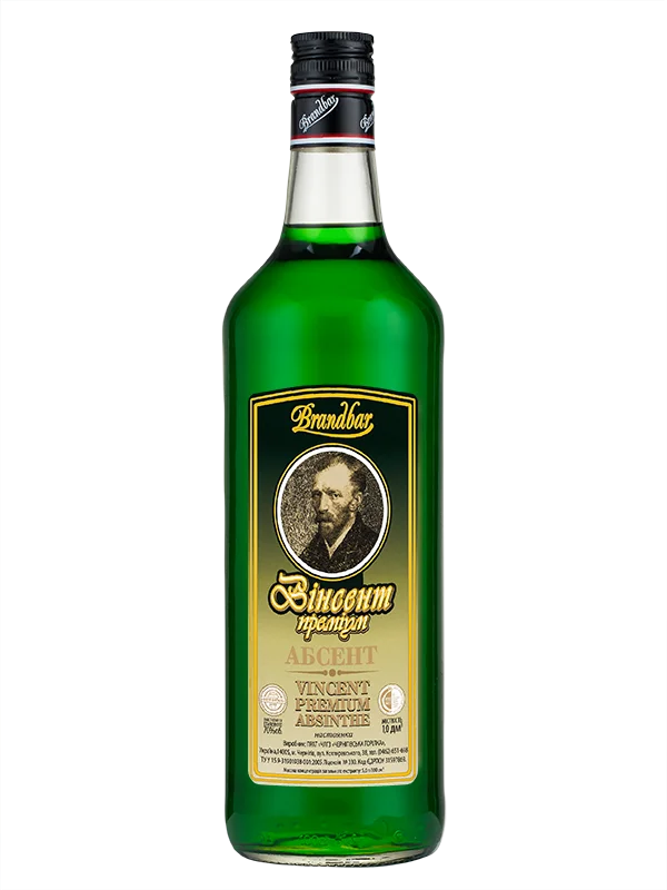 Абсент Brandbar Vincent Premium (Вінсент Преміум) 1,0 л 70%