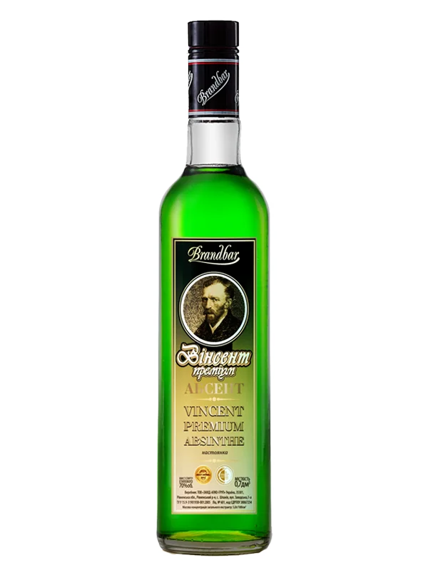 Абсент Brandbar Vincent Premium (Вінсент Преміум) 0,7 л 70%