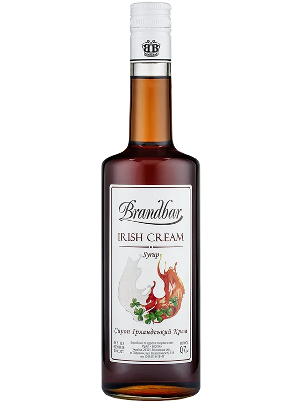 Сироп Brandbar Irish Cream (Ірландський крем) 0,7 л