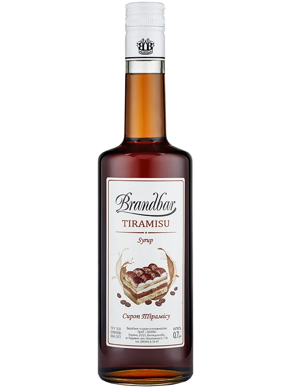 Сироп Brandbar Tiramisu (Тірамісу) 0,7 л