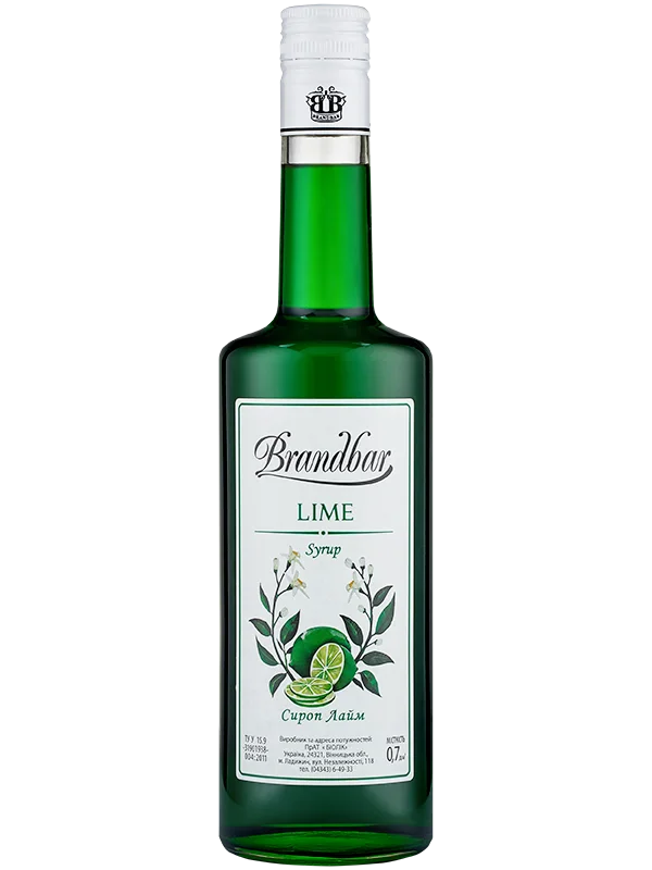 Сироп Brandbar Lime (Лайм) 0.7л