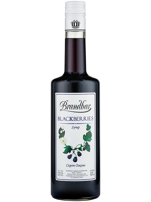 Сироп Brandbar Blackberries (Ожина) 0,7л
