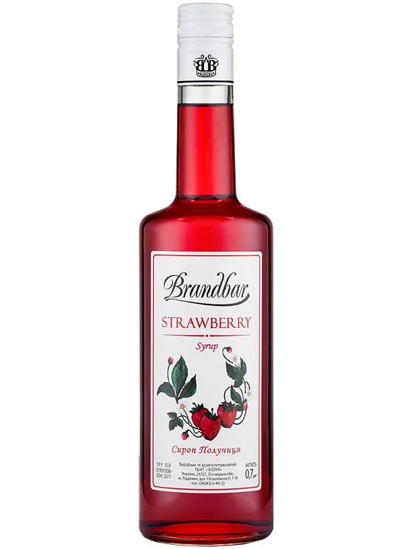 Сироп Brandbar Strawberry (Полуниця) 0,7л
