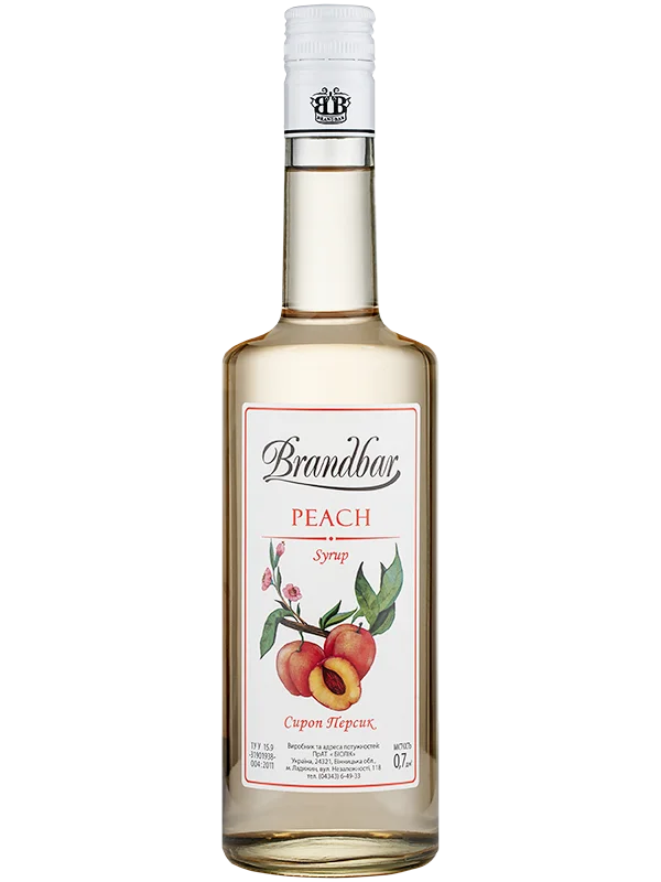 Сироп Brandbar Peach (Персик) 0,7 л