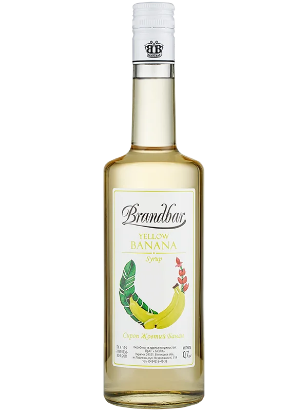 Сироп Brandbar Yellow Banana (Банан жовтий) 0,7 л