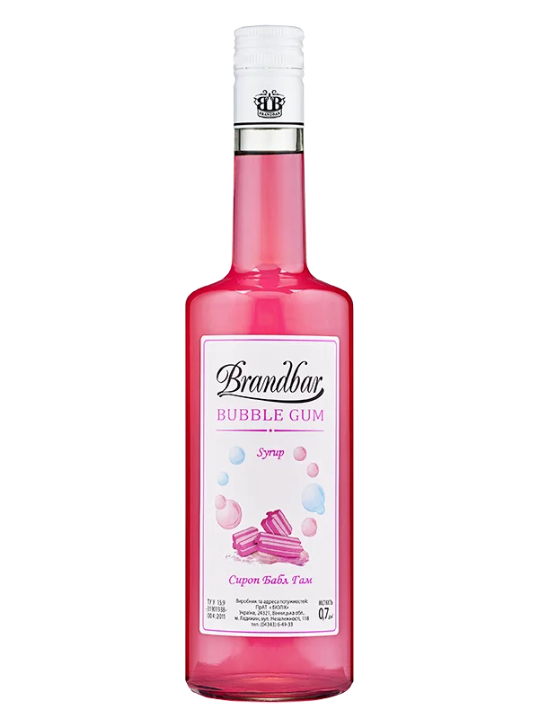 Сироп Brandbar Bubble Gum (Жувальна гумка) 0,7л