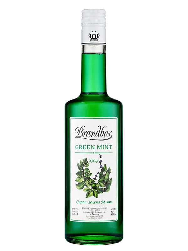 Сироп Brandbar Green Mint (Зелена М’ята) 0,7 л