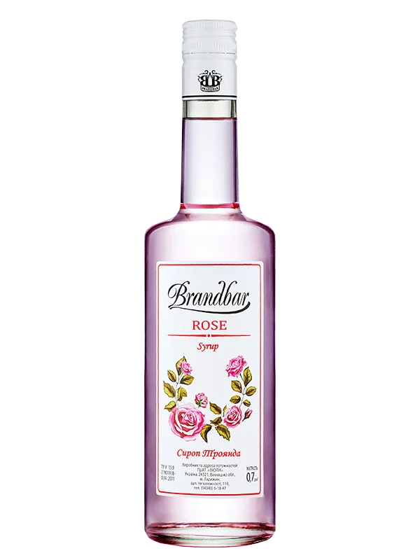 Сироп Brandbar Rose (Троянда) 0,7л