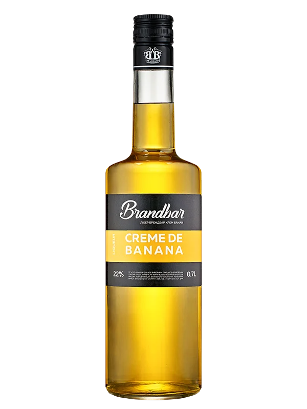 Ликер Brandbar Crème de Banana (Банан крем) 0,7л 22%
