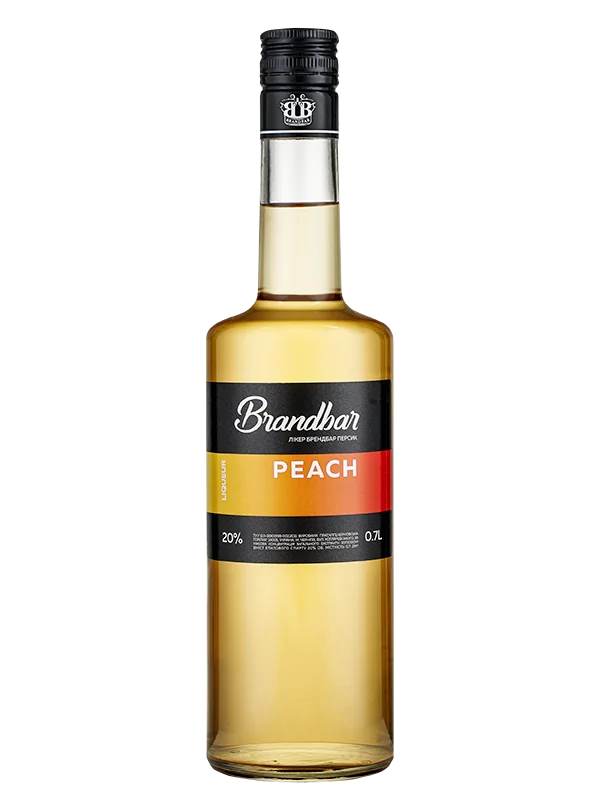 Лікер Brandbar Peach (Персик) 0,7л 20%