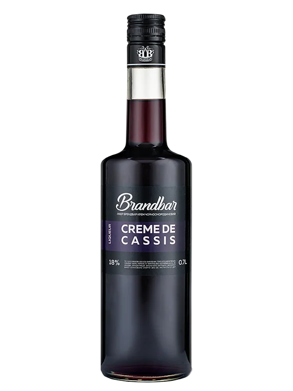 Лікер Brandbar Crème de Cassis (Чорносмородиновий) 0,7л 18%