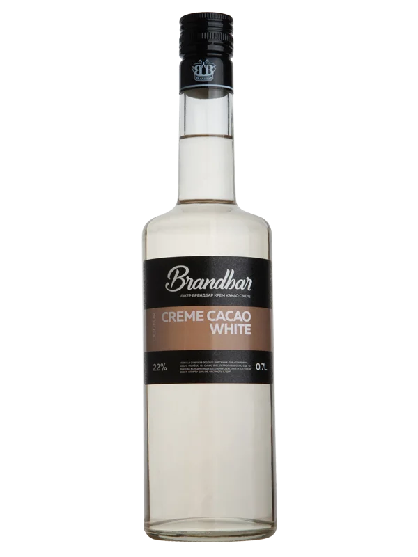 Лікер Brandbar Crème de cacao white (Какао Білий) 0,7л 22%