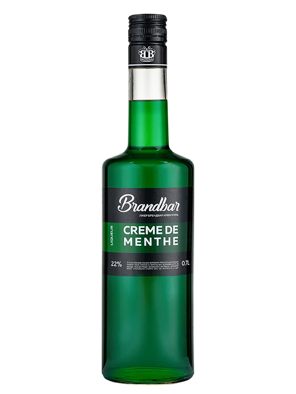 Лікер Brandbar Crème de menthe (Крем М’ята) 0,7л 22%
