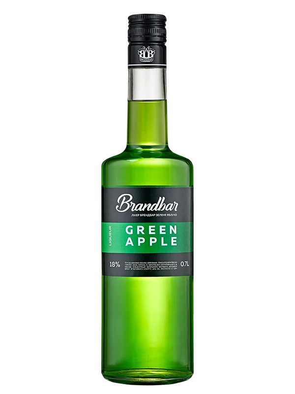 Лікер Brandbar Green apple (Зелене яблуко) 0,7л 18%
