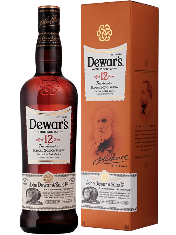 Віскі Dewar’s Special Reserve 12 років витримки 1л 40% у подарунковій упаковці