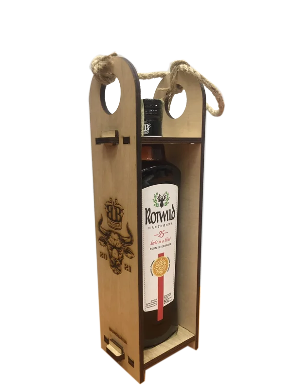 Настоянка Brandbar Rotwild (Ротвільд) 0,5 л 35% у сувенірній упаковці