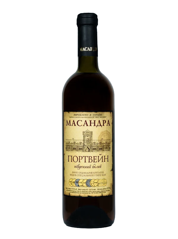 Вино Портвейн “Південний ординарний біле кріплене” 0,75л.
